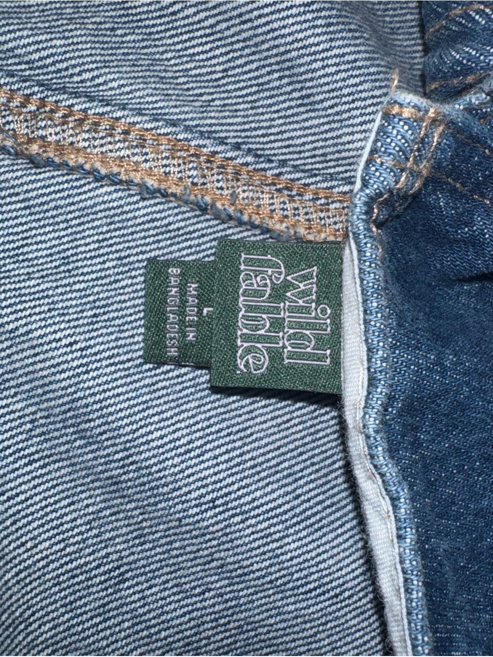wild fable Denim Halter Vest - Blue Wash - Picture 3 of 3